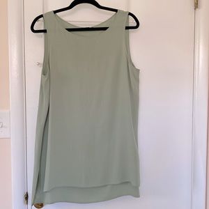 Eileen Fisher Light Green Silk Tunic